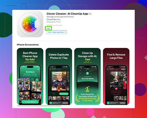 Clever Cleaner App