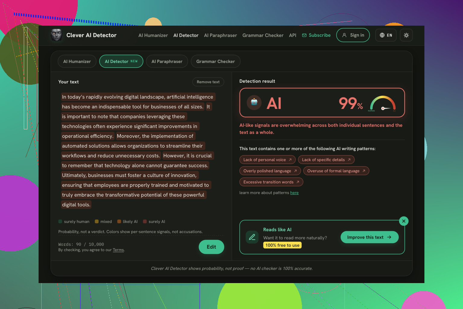 What’s The Best Free AI Detector With No Tiny Word Limit?